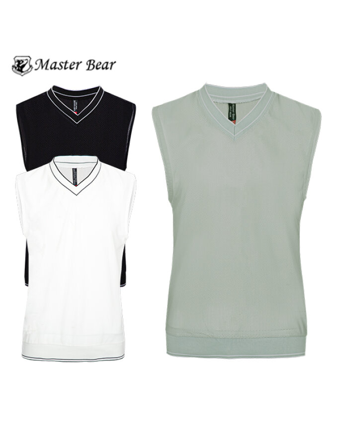 [MASTER BEAR] 마스터베어 나일론 펀칭 브이넥 조끼 Model No_M2-3B171