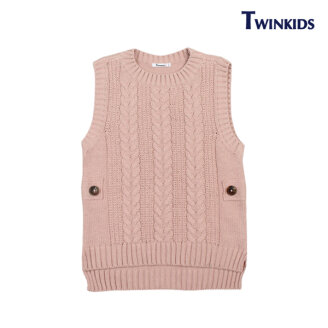 [트윈키즈] 언발니트 베스트(T8WT9V03_PK)