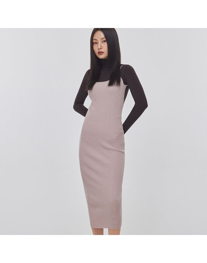 OPEN BACK STRING KNIT DRESS_T226DS500