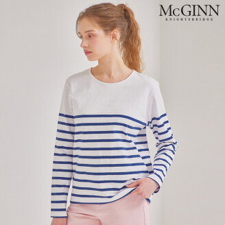 프렌치 스트라이프 티셔츠_MIKS1TS6500