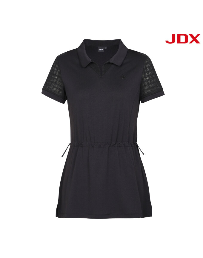 [JDX] 여성 메쉬 믹스 긴기장 티셔츠(X2TSV6563BK)