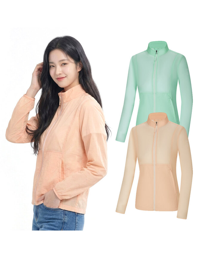 콜핑 여성 여름 메쉬 통기성 나일론 속건성 등산 바람막이 자켓 KSC636VJ1W