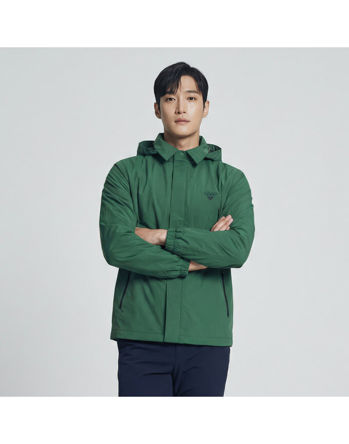 후드탈착 셔츠카라 점퍼_QK31335