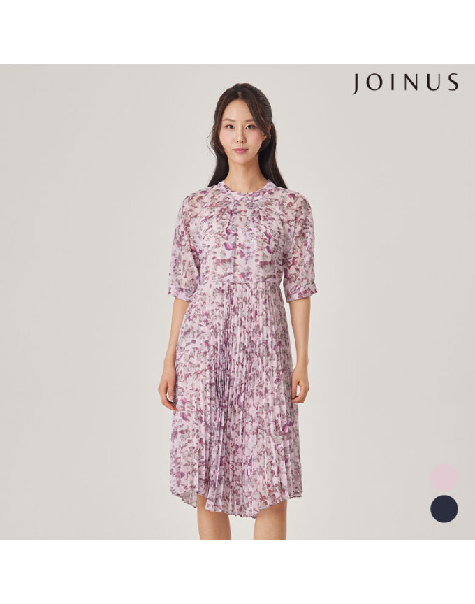 핀턱 쉬폰 플리츠 원피스_JACU5-WOP320