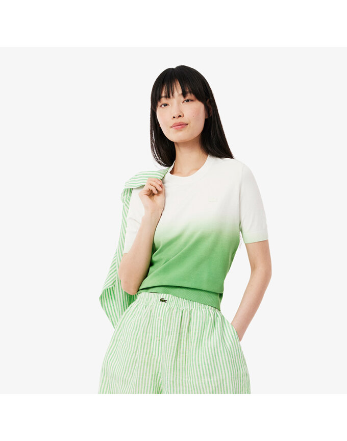 (여성) 그라데이션 반팔 스웨터_AF9281-55G_QBI