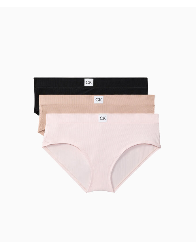 여성 마이크로 립 3PK 로우라이즈 힙스터_QP3492ONC0