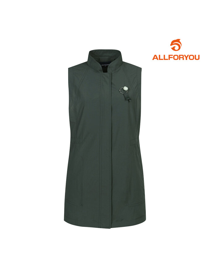 [올포유] 여성 코튼 혼방 반넥 장기장 베스트 ALVEM4151-816