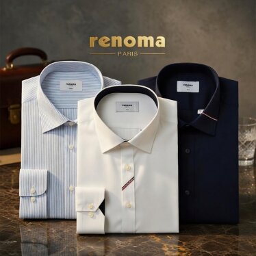 [AK수원점] [레노마셔츠] 레노마 셔츠 긴소매 스판 링클프리 구김적은 와이셔츠 이지케주얼 셔츠 남방