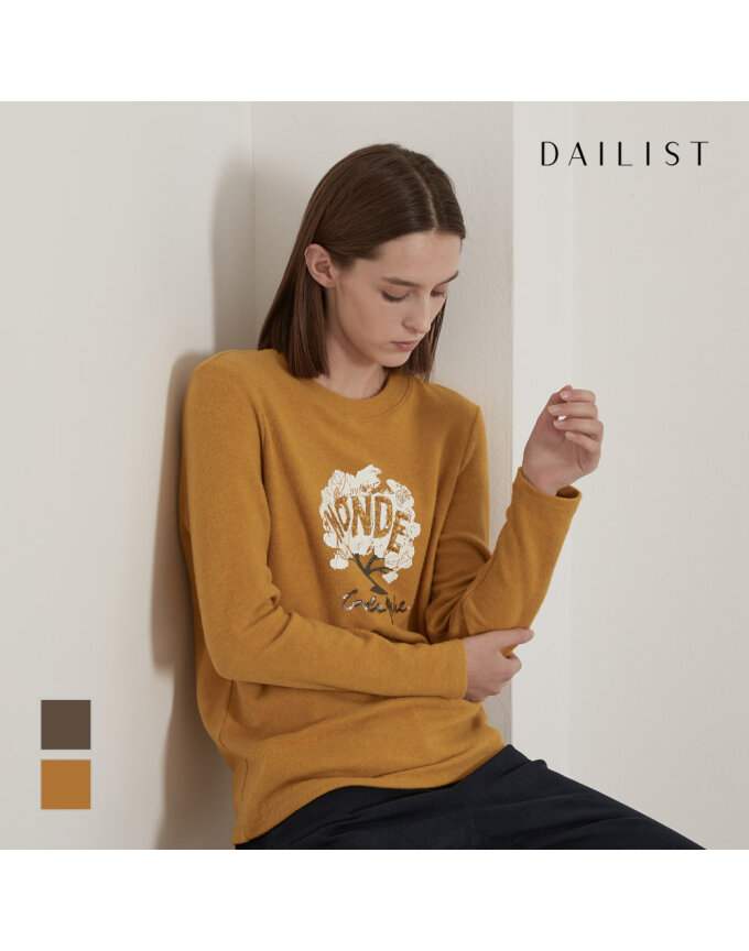 [데일리스트] 원포인트 라운드 티셔츠_MDBALYW9141