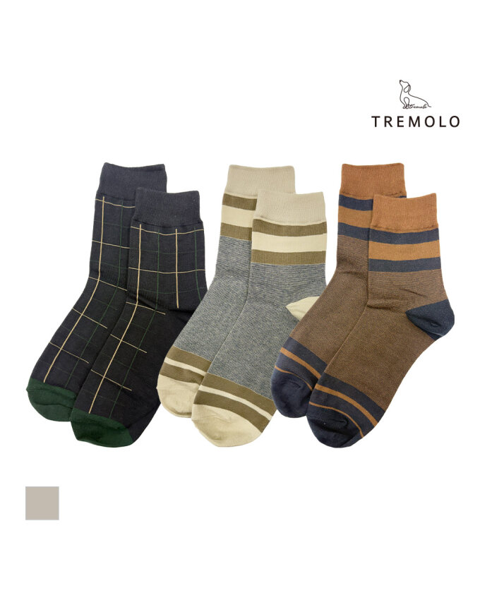 [TREMOLO] 중목 양말세트_TRNXA3Y1131
