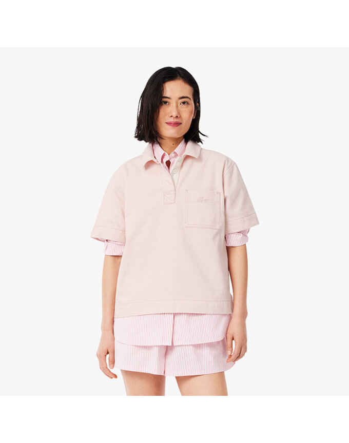 (여성) 컬러데님 폴로형 셔츠_CF0052-55G_HCZ