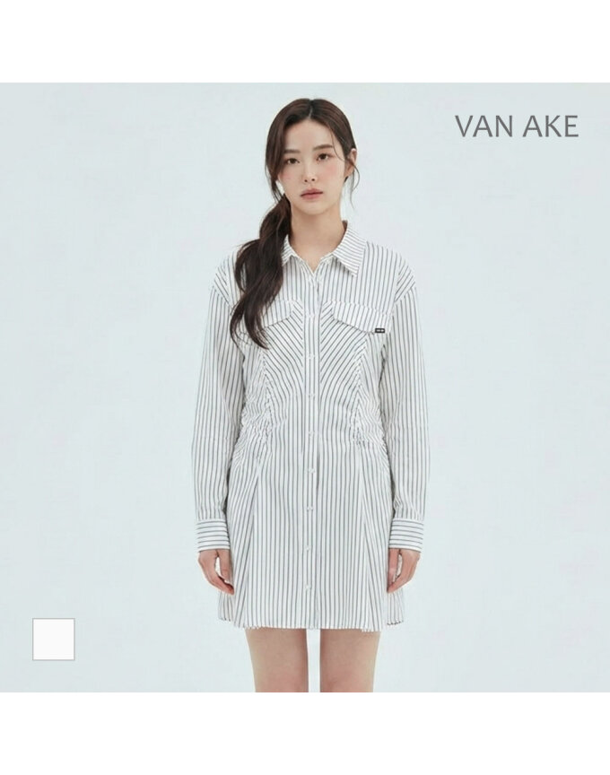 [반에이크] 셔링 ST패턴 원피스_VB34OPUD03Z