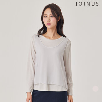 쉬폰 레이어드 티셔츠_JACU4-WKL010