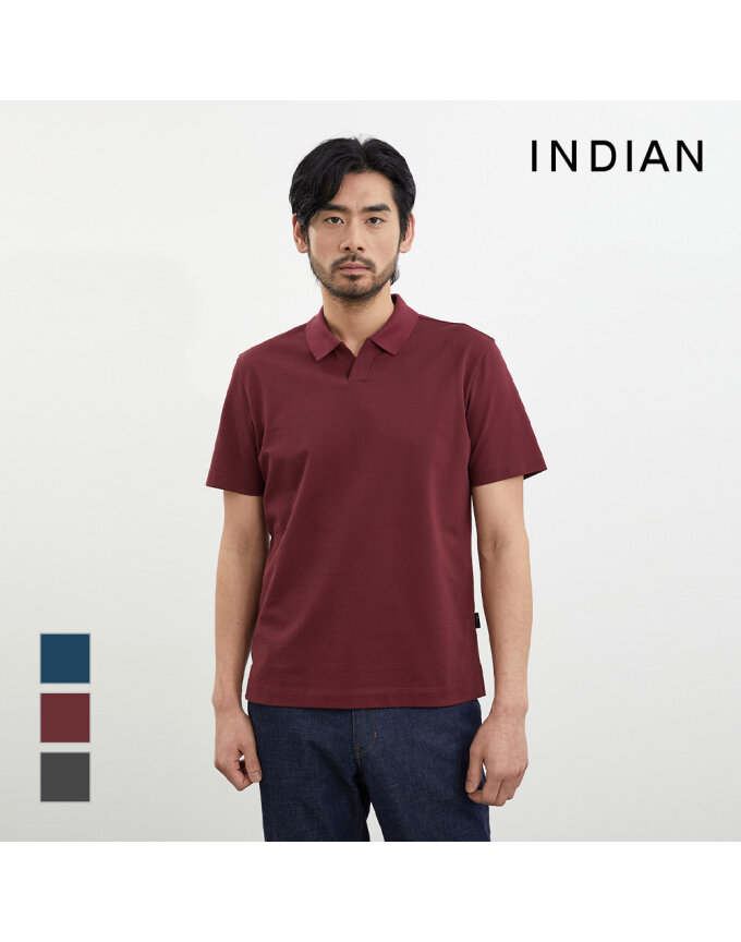 [INDIAN] 노치넥 요꼬 솔리드 티셔츠_MIVAS4M2271