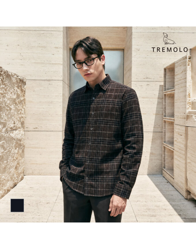[TREMOLO] 체크패턴 코듀로이 C셔츠_TRNNL4F9261