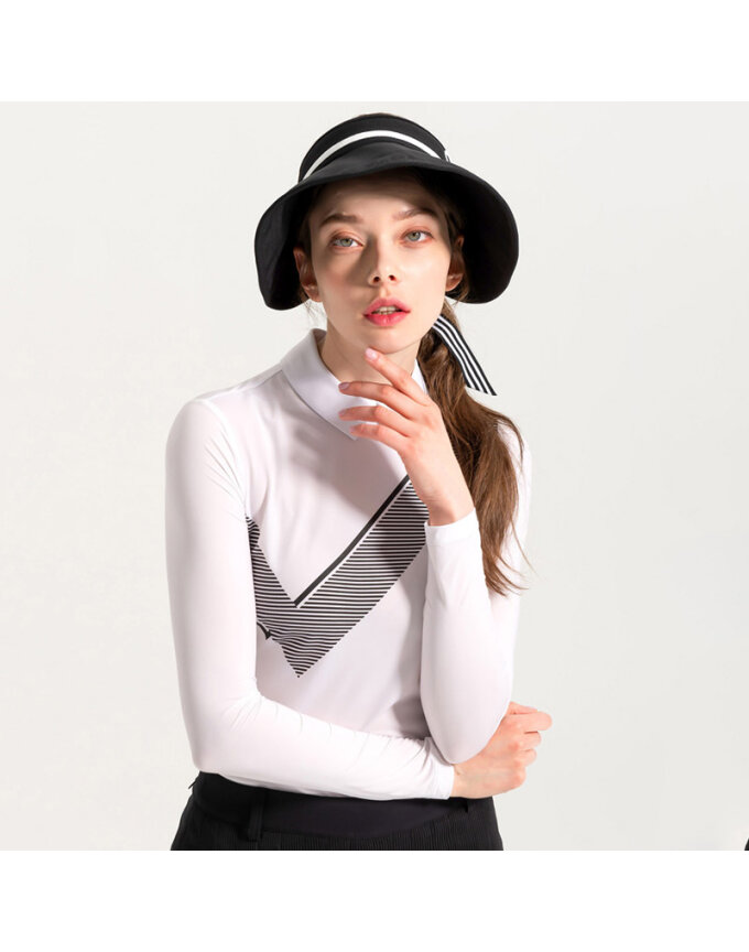 (여성) 프리뮬러 와이드 리본밴드 셔링 선바이저 HB2UAC001