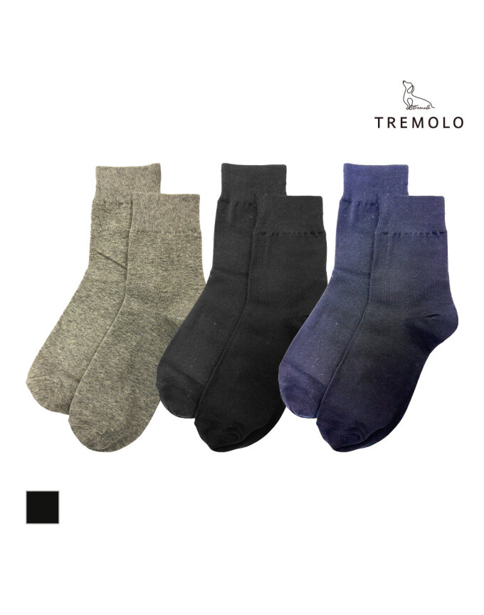 [TREMOLO] 단목 솔리드 양말세트_TRNXA3Y1202
