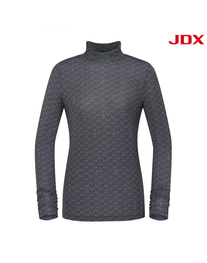 [JDX] 여성 셔링 전판 베이스레이어(X2TLV6452BK)