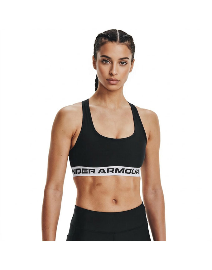 UA Armour Mid Crossback 스포츠 브라_1362876-001