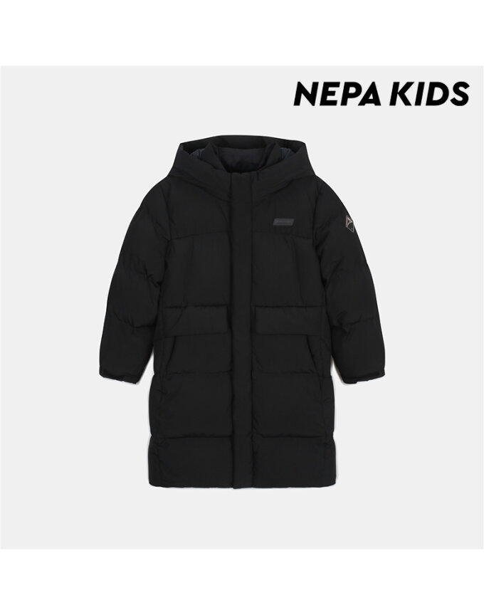 (키즈)무브온 덕다운 롱자켓(블랙)