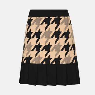 여성 빅지도리 패턴 플리츠 니트 큐롯 RWPCL7527-509