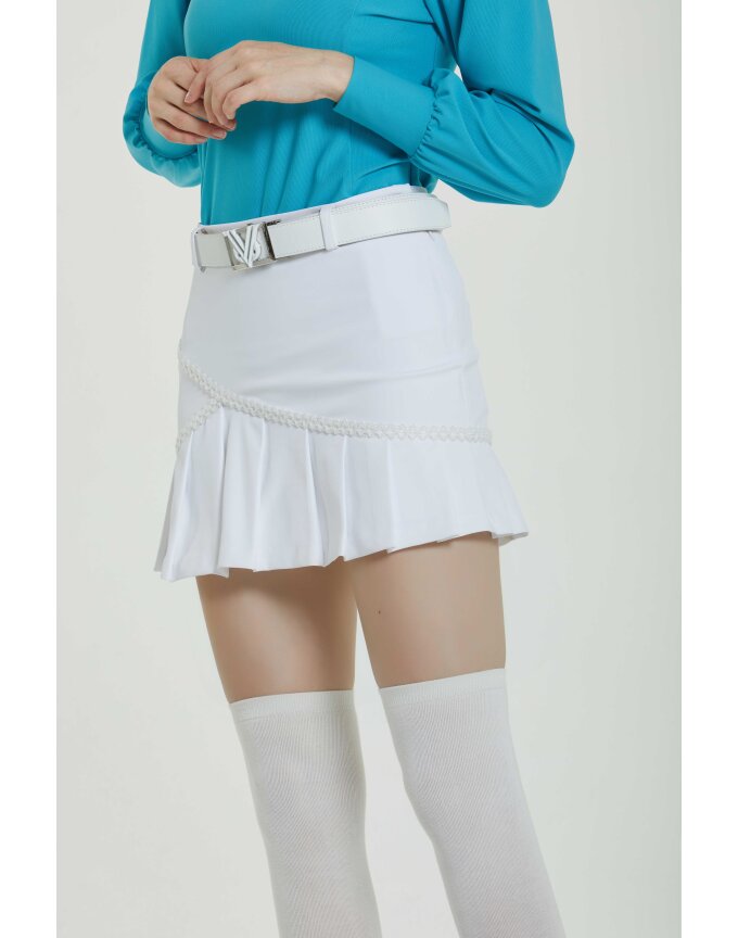 [네버마인드올] 마티니 플리츠 스커트_NF05WCU732WH