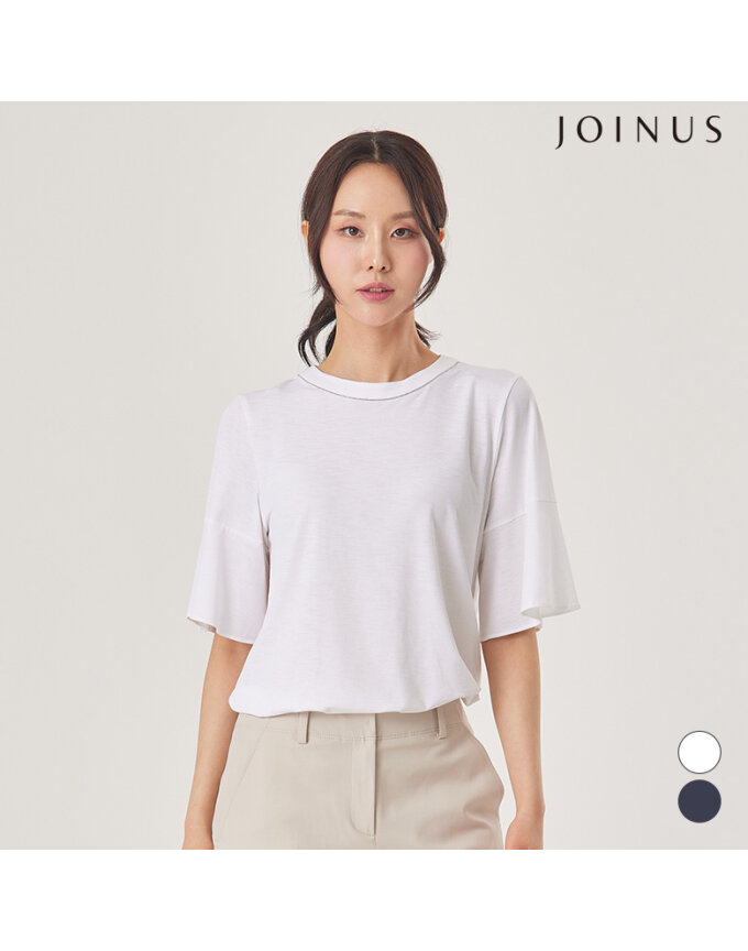 라운드 뒷트임 스판 티셔츠_JACU5-WKS170