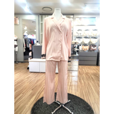 에블린 사틴 스트라이프 파자마 2colors EBPPF2214C