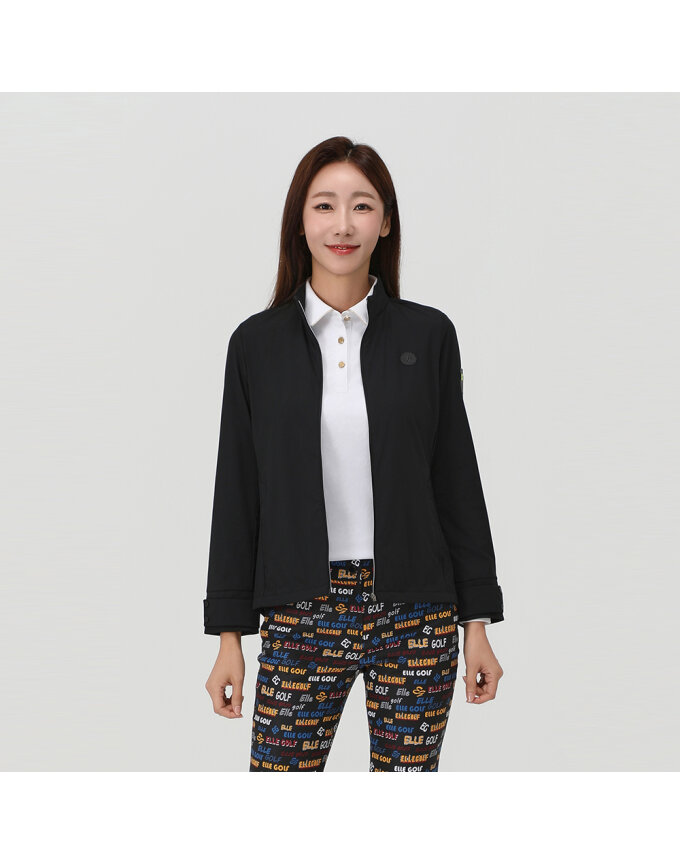[엘르골프] 여성 믹스 포인트 점퍼_6I61381