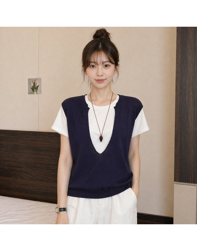 [귈림] 브이넥 루즈핏 베스트(G6MVT002P)