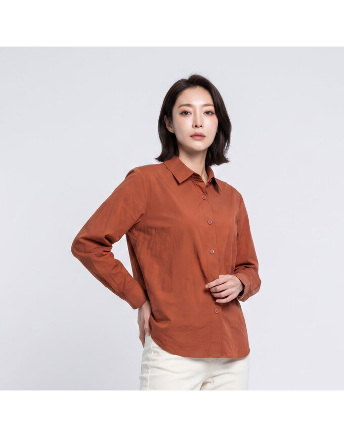 화섬 중기장 셔츠_1I61503