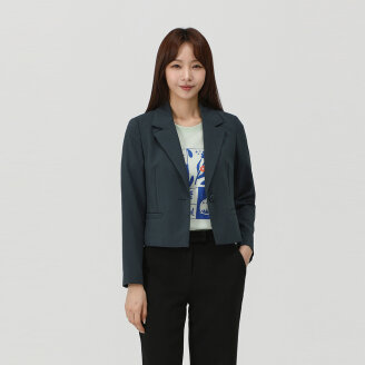 프리미엄 스티치 볼륨 소매 자켓_MK41293