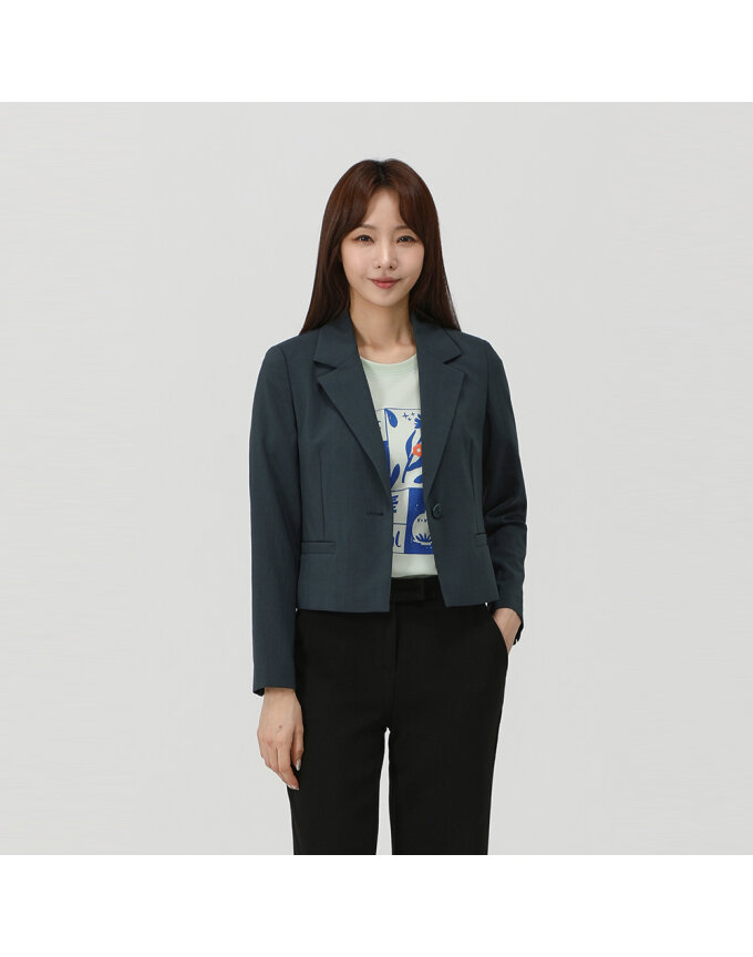 프리미엄 스티치 볼륨 소매 자켓_MK41293