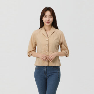 프리미엄 소매꼬임 포인트 자켓_MK41203