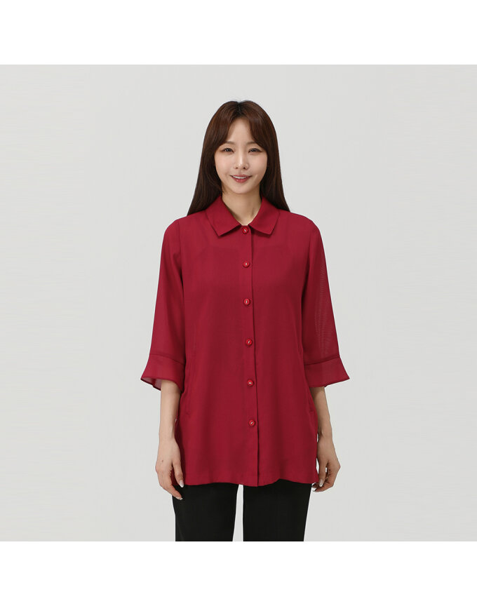 스탠카라 홑겹 자켓_1J41205