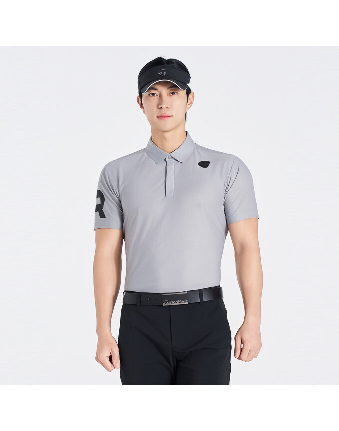 남성 로고 카라 반팔 티셔츠 T8031TO2146-190