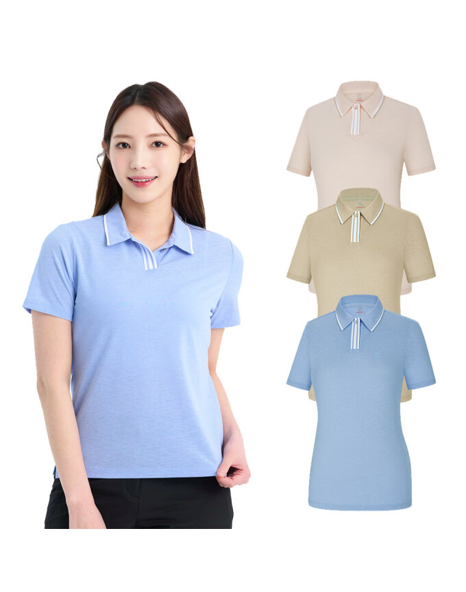 콜핑 여성 여름 하이쿨 카라 반팔 등산 티셔츠 디알테(여) KVT4902W