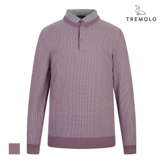 [TREMOLO] 솔리드 레이어드 니트_TRNBP3SC401