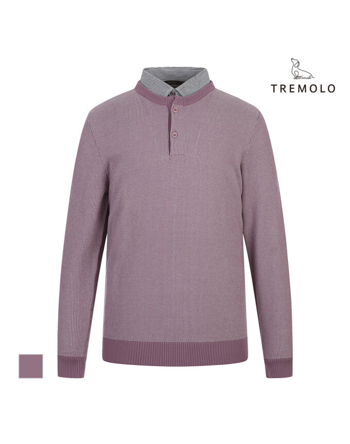 [TREMOLO] 솔리드 레이어드 니트_TRNBP3SC401