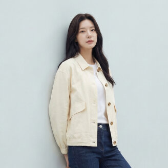 린넨혼방 자켓_QI41205