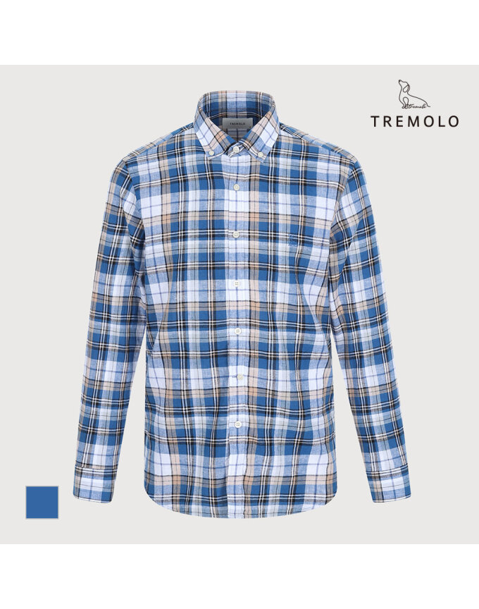[TREMOLO] 체크패턴 캐주얼 셔츠_TRHNL5S2501