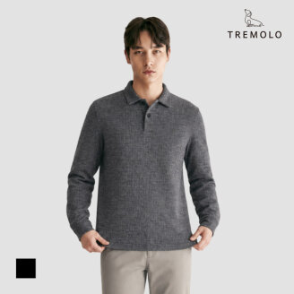 [TREMOLO] Y에리 헤링본패턴 티셔츠_TRNAL4F8101