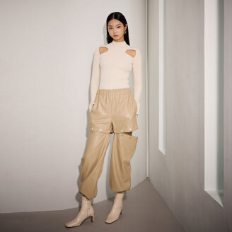 MULTIPLE WAY SNAP BUTTON PANTS_T226BT701