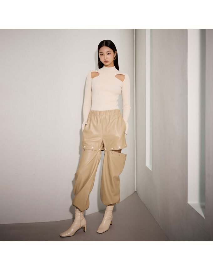 MULTIPLE WAY SNAP BUTTON PANTS_T226BT701