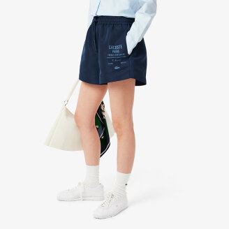 (여성) LACOSTE 워딩 쇼츠_FF9845-55G_166
