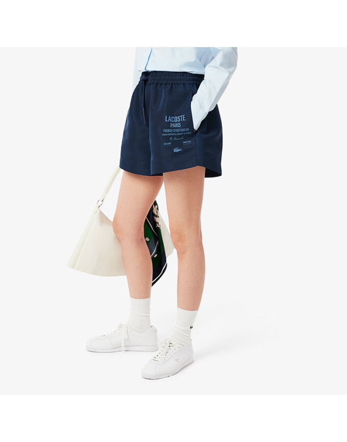 (여성) LACOSTE 워딩 쇼츠_FF9845-55G_166