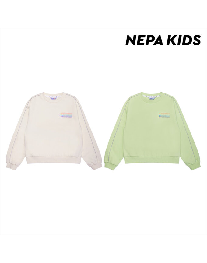 (키즈)이젤 크롭 맨투맨_KH85301