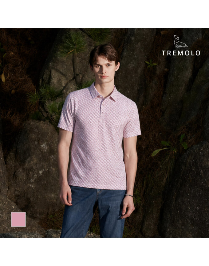 [TREMOLO] Y에리 프린트 반팔티셔츠_TRNAS4M3221