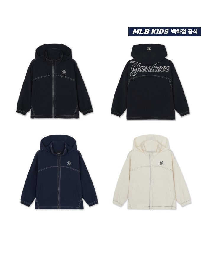[AK원주점] [MLB KIDS] 스포티브 패커블후드 바람막이 뉴욕양키스 _ 7AWJB0164