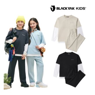 [AK분당점] [블랙야크 키즈] 레이어드저지맨투맨세트